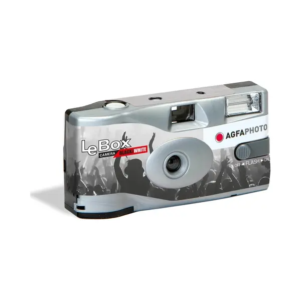 AgfaPhoto Bruiloft/huwelijk Wegwerp Camera Met Flitser En 36 Zwart/wit Fotos - Vrijgezellenfeest Zwartwit Fotos Weggooi Fototoestel thumbnail