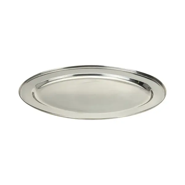 Excellent Houseware Rvs Serveerschaal/barbecueschaal - 45 X 29 Cm - Barbecueschalen - Vleesschalen - Zilver thumbnail