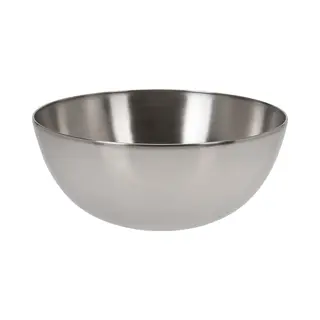 Excellent Houseware Salade Schaal - Rvs - Zilver - Serveerschalen - Schaaltjes - Dia 20 X H10 Cm