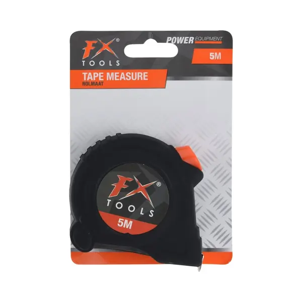 Fx Tools Rolmaat - 5 Meter - 20 Mm - Zwart - Meetgereedschap thumbnail