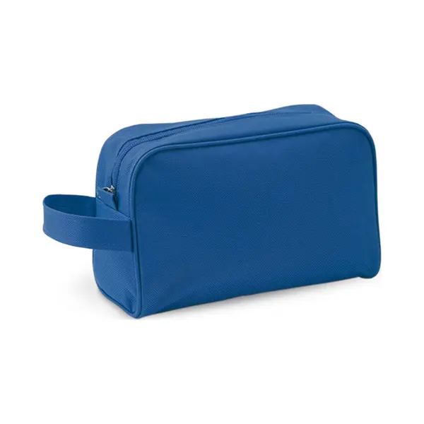 Toilettas/make-up Tas Met Handvat - Blauw - 21 X 14 X 10 Cm - Kind/volwassenen - Reizen - Handbagage thumbnail