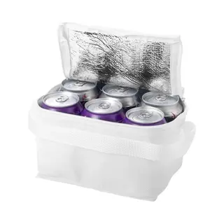 Bullet Mini Koeltas Voor Sixpack Blikjes - 3, 5 Liter - Wit - 20 X 15 X 12 Cm - Lunchtrommel