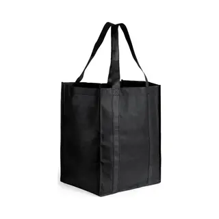 Boodschappen Tas/shopper Biggy - Zwart - 38 X 33 X 25 Cm - Stevige Boodschappentassen/shopper Bag