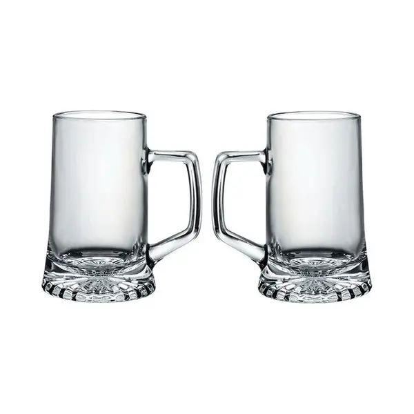 Bormioli Rocco Bierglazen Pullen - 2x Stuks - Bierpullen - 510 Ml - Bierpullen Van Halve Liters thumbnail