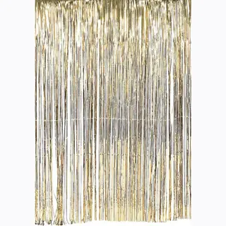 Deurgordijn Slinger Goud - Glitter Feest Decoratie Van 100 X 200 Cm