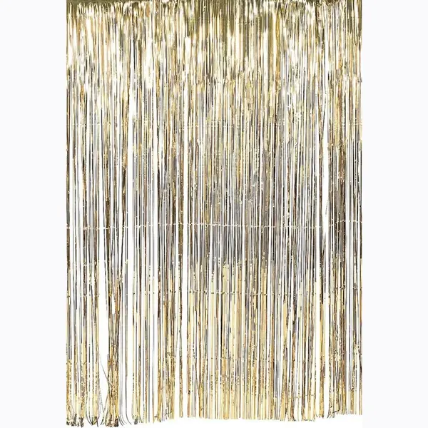 Deurgordijn Slinger Goud - Glitter Feest Decoratie Van 100 X 200 Cm thumbnail