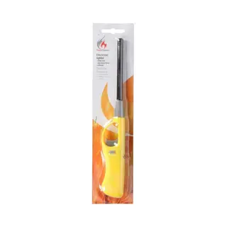 Gasaansteker - Navulbaar - 26 Cm - Geel - Bbq Aanstekers