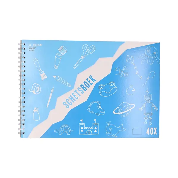 Schetsboek A3 - Tekenboek Met 40 Blanco Vellen - 42 X 30 Cm thumbnail