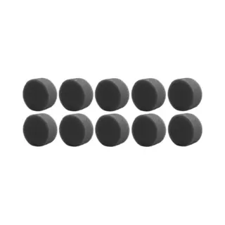 Haza Ecologisch Grimeer Sponsje - 10x - Rond - Antraciet - Natuurlijk Make Up Sponsje - Grimeersponsje - Smincken - Grimeer Accessoires