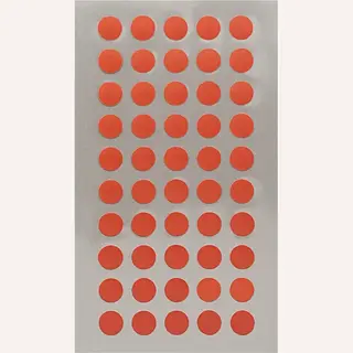 Hobby Stickers - 200x Stuks - D8 Mm - Rode Ronde Stickers - Kantoor Stickers - Scrapbook - Knutselmateriaal