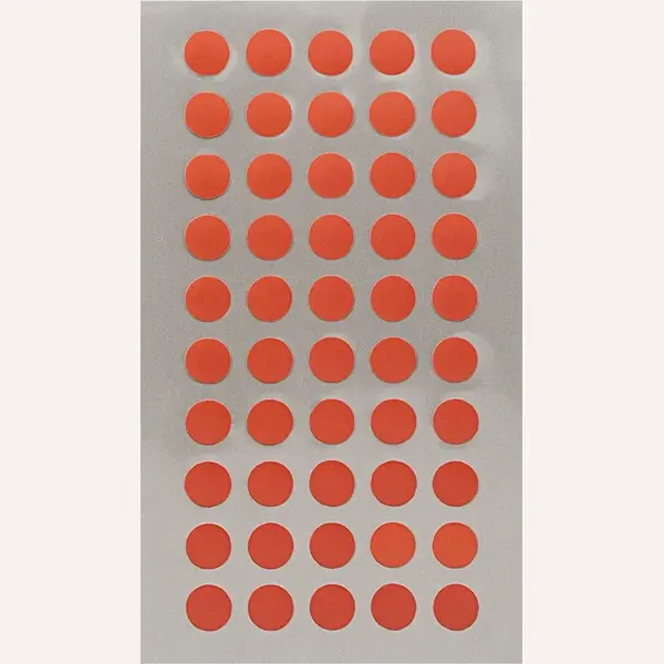 Hobby Stickers - 200x Stuks - D8 Mm - Rode Ronde Stickers - Kantoor Stickers - Scrapbook - Knutselmateriaal thumbnail