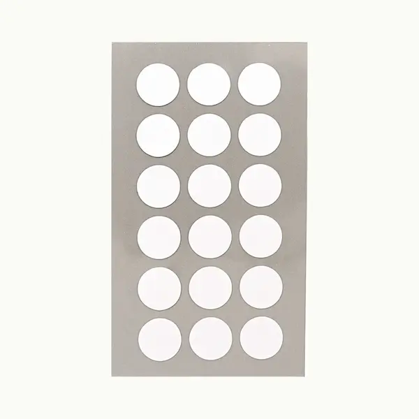 Hobby Stickers - 72x Stuks - D15 Mm - Witte Ronde Stickers - Kantoor Stickers - Scrapbook - Knutselmateriaal thumbnail