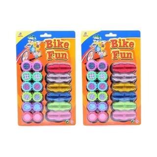 Spaakreflectoren Bike Fun - 2x Set - Fiets Accessoires Voor Kinderen - Reflectoren - 18delig