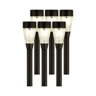 Lumineo Jive Solar Verlichting - 6x - Buitenlamp/tuinlamp - Led - 32 Cm