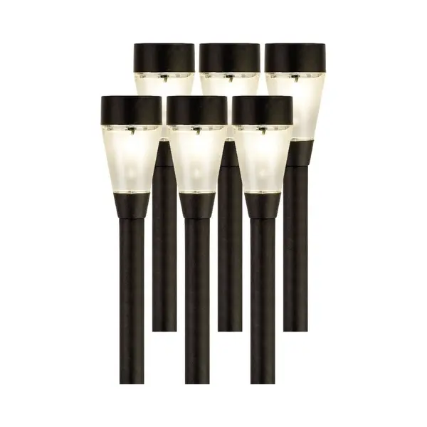 Lumineo Jive Solar Verlichting - 6x - Buitenlamp/tuinlamp - Led - 32 Cm thumbnail