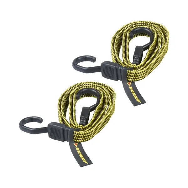 Dunlop Bagagespin 8 Mm - 2x Stuks - Snelbinders - Spinbinders Elastiek Van 1 Meter - Camping - Fietsen thumbnail