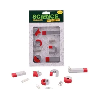 Johntoy Science Explorer Magnetenset Met Accessoires 13 Delig - Wetenschap Speelgoed Voor Kinderen - Experimenten Magneetjes