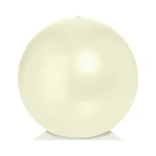 Trend Candles Bolkaars Glad - Parelmoer - 8 Cm - 25 Branduren - Ronde Kaarsen