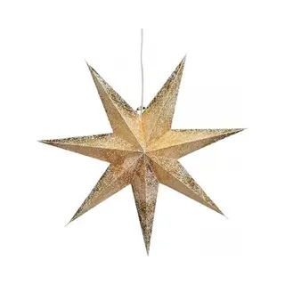 G. Wurm Kerstster - Goud - Papier - 60 Cm - Kerstversiering - Kerststerren - Kerstdecoratie