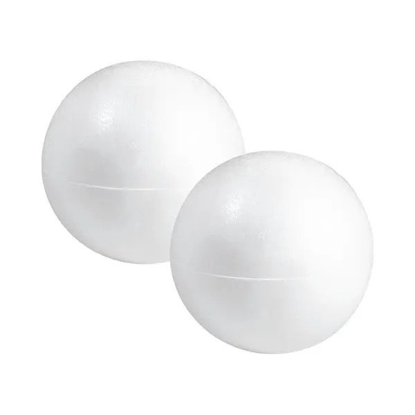 Piepschuim Hobby Vorm - 2x - Bol - 50 Cm - Diy Knutsel Figuren - Halve Schalen thumbnail
