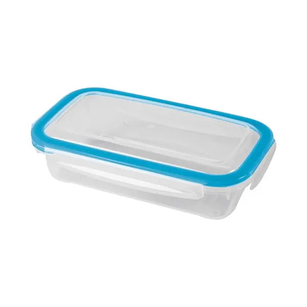 Hega hogar 2x Voorraad/vershoudbakjes 0, 5 Liter Transparant Plastic/kunststof - Kiev - Luchtdicht/hermetisch Afgesloten Vershouddoos Bakje - Mealprep - thumbnail