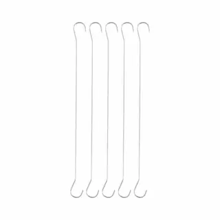 5x Ophanghaak - Dubbele C-haak - Metaal - 30 Cm - Hangdecoratie Haak - Etalagehaken