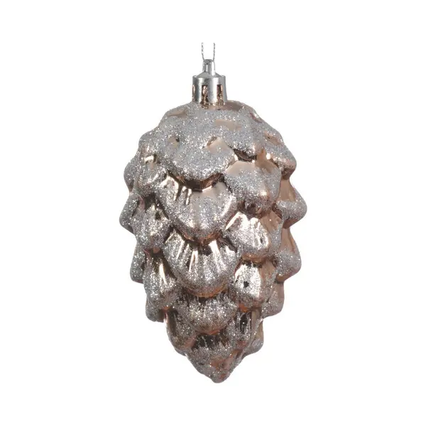 Decoris Kerstboomhangers Bruine Dennenappels 9 Cm Kerstversiering - Bruine Kerstversiering/boomversiering thumbnail