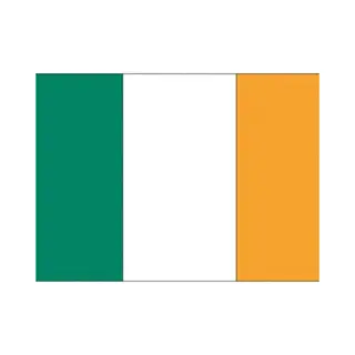 Bellatio Decorations 10x Binnen En Buiten Stickers Ierland 10 Cm - Ierse Vlag Stickers - Supporter Feestartikelen - Landen Decoratie En Versieringen
