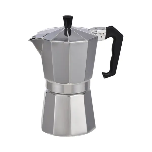 Percolator Espresso Koffiemaker - 300 Ml - Aluminium - Voor 6 Kopjes - Koffiezetapparaat - Italiaanse Koffiezetter thumbnail