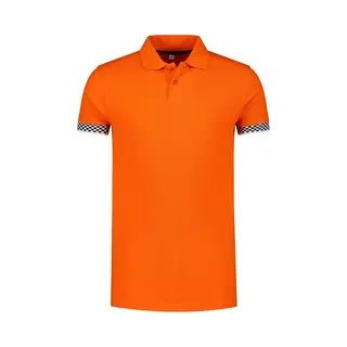 Lemon & Soda Oranje Polo Shirt Racing/Formule 1 Voor Heren - Nederland Supporter/fan Kleding - Race/racen/racing - Formule 1 Verkleedkleding M (50)