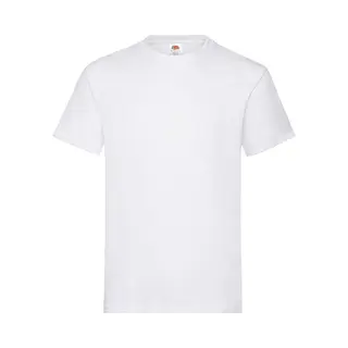 Fruit Of The Loom T-shirt - Wit - Heren - Ronde Hals - 185 G/m2 - (Onder)shirt