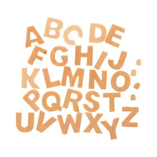 Houten Hobby/knutsel Alfabet Letters - 26x Stuks - H2, 5 Cm - Knutselmateriaal - Zelf Schilderen