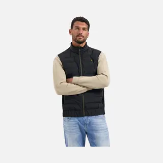 No Excess Bodywarmer Gecombineerd Met Gebreide Stof