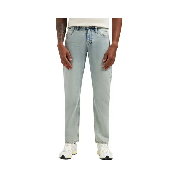 No Excess Jeans Blauw, Effen thumbnail