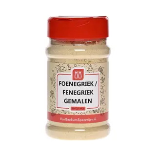 Van Beekum Specerijen - Foenegriek / Fenegriek Gemalen - Strooibus 160 Gram