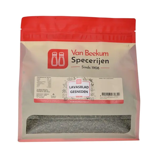 Van Beekum Specerijen - Lavasblad Gesneden - 350 Gram (hersluitbare Stazak) thumbnail