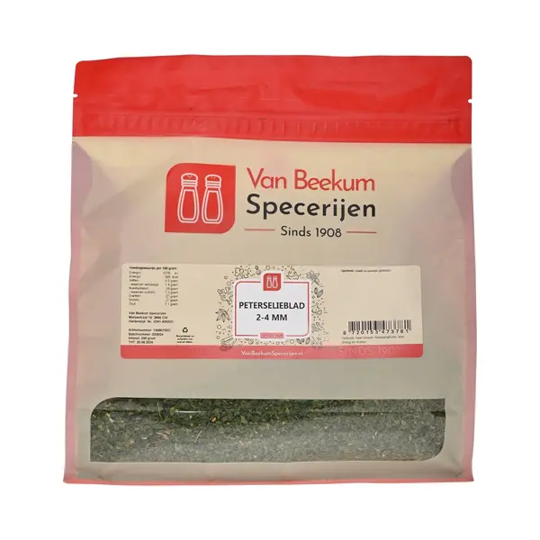 Van Beekum Specerijen - Peterselieblad 2-4 Mm - 200 Gram (hersluitbare Stazak) thumbnail