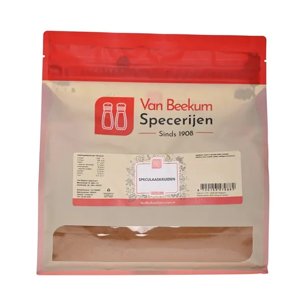 Van Beekum Specerijen - Speculaaskruiden - 1 Kg (hersluitbare Stazak) thumbnail
