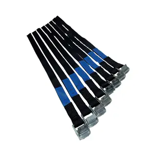 Hid Bcf-Products - Spanbanden - 40 Cm - 8 Stuks - Zwart - Spanbandjes - Spanband Fiets - Bindriemen - Fietsriempjes