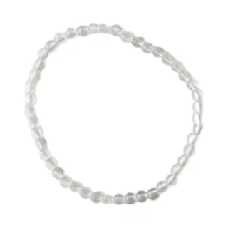 Edelstenen & zo Bergkristal Armband 4mm Maat 18 Helderheid En Enerievol