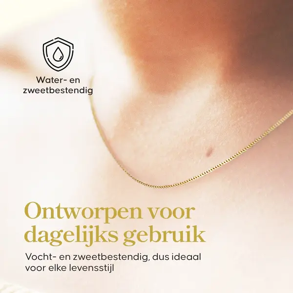 Delphi Double Vergulde Goudkleurige Ketting Gourmet 50 Cm Goldplated Double Voor Dames En Heren Goudkleurig Unisex thumbnail
