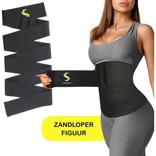 Shapewear Waist Trainer Corset - Tiktok Afslank Korset - Zweet Buikband Shaper - Corrigerend Ondergoed Dames - One Size 4 M - Inclusief E-book