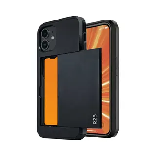 R2B Hoesje Geschikt Voor IPhone 12 En 12 Pro Met Pasjeshouder - 3 Pasjes - Screenprotector - Telefoonhoesjes - Gsm Hoesje - Phone Case - Model Utrecht