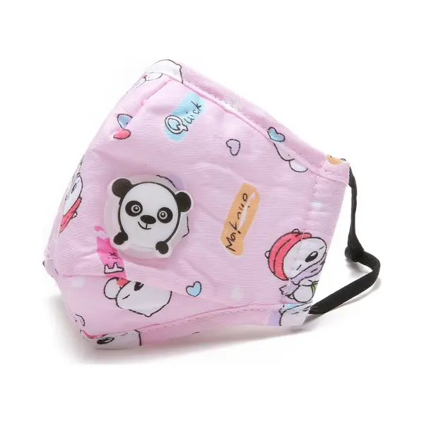 Wiseq Mondkapje Kinderen - Mondkapje Kind - Mondmasker Ov Met Filter - Voor Kids Vanaf 8 Jaar - Roze thumbnail