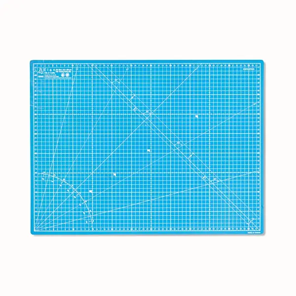 Elan A2 Cutting Mat Blue, 5-Ply Hobby Board For Crafts 60X45 Cm, Self Healing Cutting Mat A2, Recycled Pvc Craft Board For Sewing & Quilting thumbnail