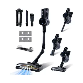 saaf Steelstofzuiger G100M - 350W - Steelstofzuiger Met Dweilfunctie - Steelstofzuiger Draadloos - 9-delige Set Met Buigbare Steel - 35kPa - Kruimeldief -
