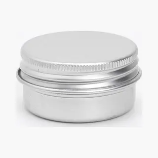 WiseGoods - Lege Cosmetica Potjes - Make-up Potjes - Zalf Potjes - Sample - Reis - Lippenbalsem - Creme - Zilver - 10 Stuks