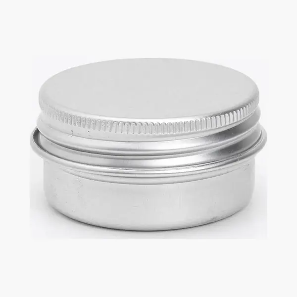 WiseGoods - Lege Cosmetica Potjes - Make-up Potjes - Zalf Potjes - Sample - Reis - Lippenbalsem - Creme - Zilver - 10 Stuks thumbnail