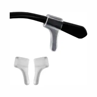 Fako Bijoux - Anti-slip Oorhaakjes Mini - Brilhaakjes - Siliconen - Transparant - 1Paar