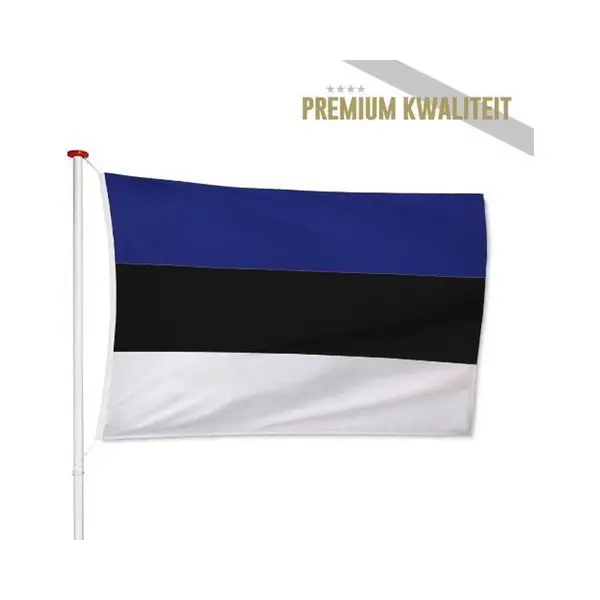 Vlaggen Unie Estlandse Vlag Estland 100x150cm - Kwaliteitsvlag - Geschikt Voor Buiten thumbnail